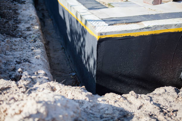 Residential Interior Drainage System installation at a Greenfield, TN home by SJ Waterproofing Pros